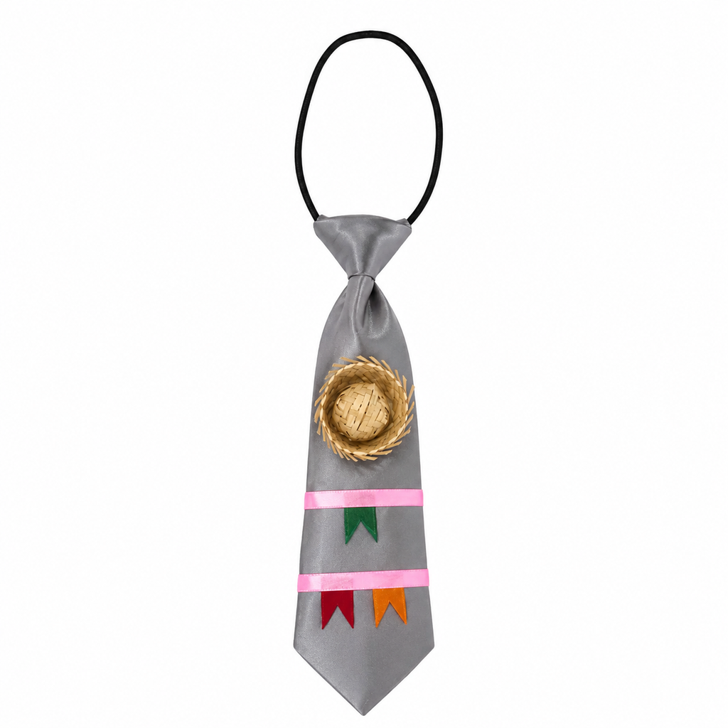 Gravata Junina Infantil Decorada – Cores Diversas