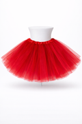 Saia de  Tule tutu vermelho 40cm