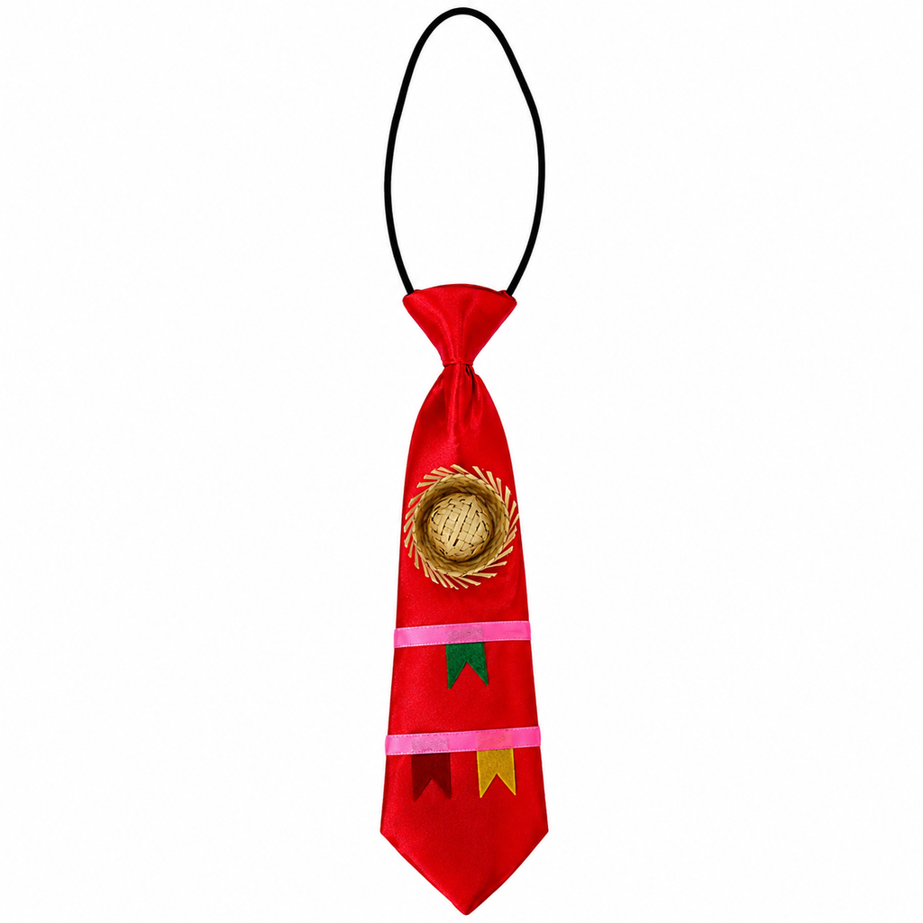 Gravata Junina Infantil Decorada – Cores Diversas