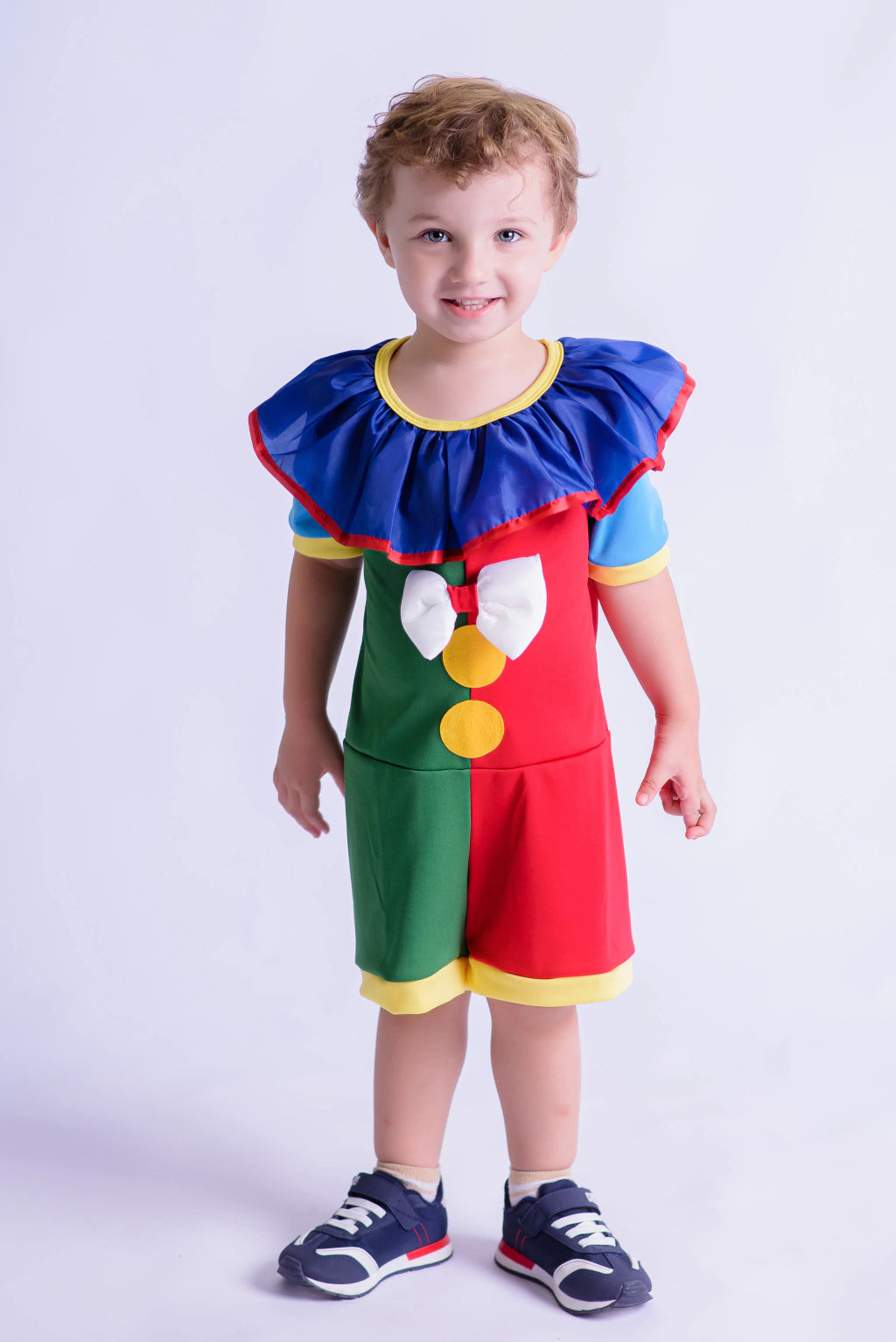 Fantasia Palhacinho Colorido Infantil