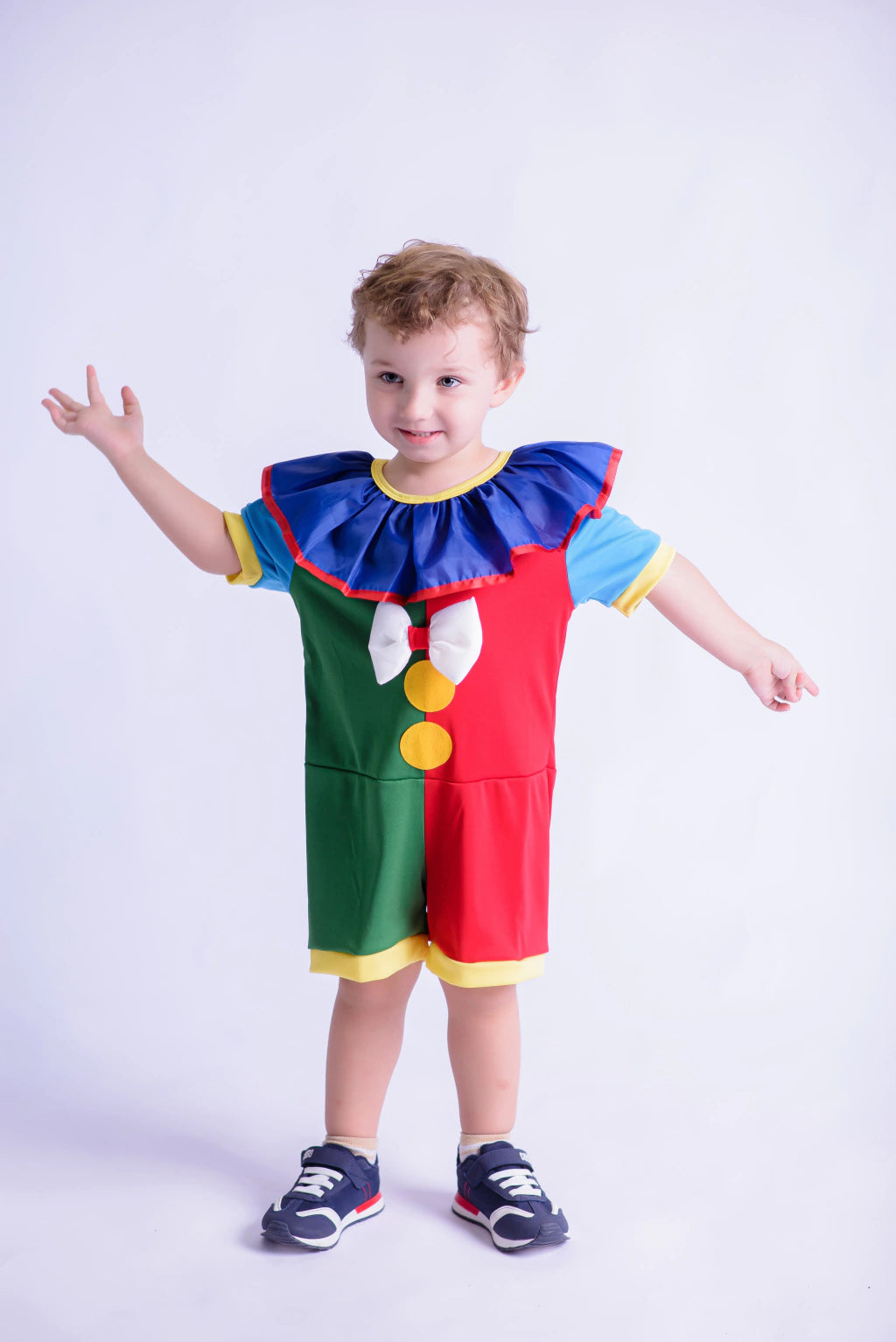 Fantasia Palhacinho Colorido Infantil