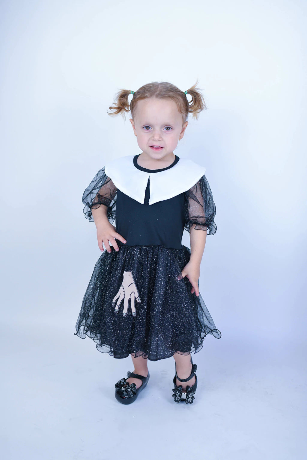 Fantasia Vestido Tule Infantil com Acessório