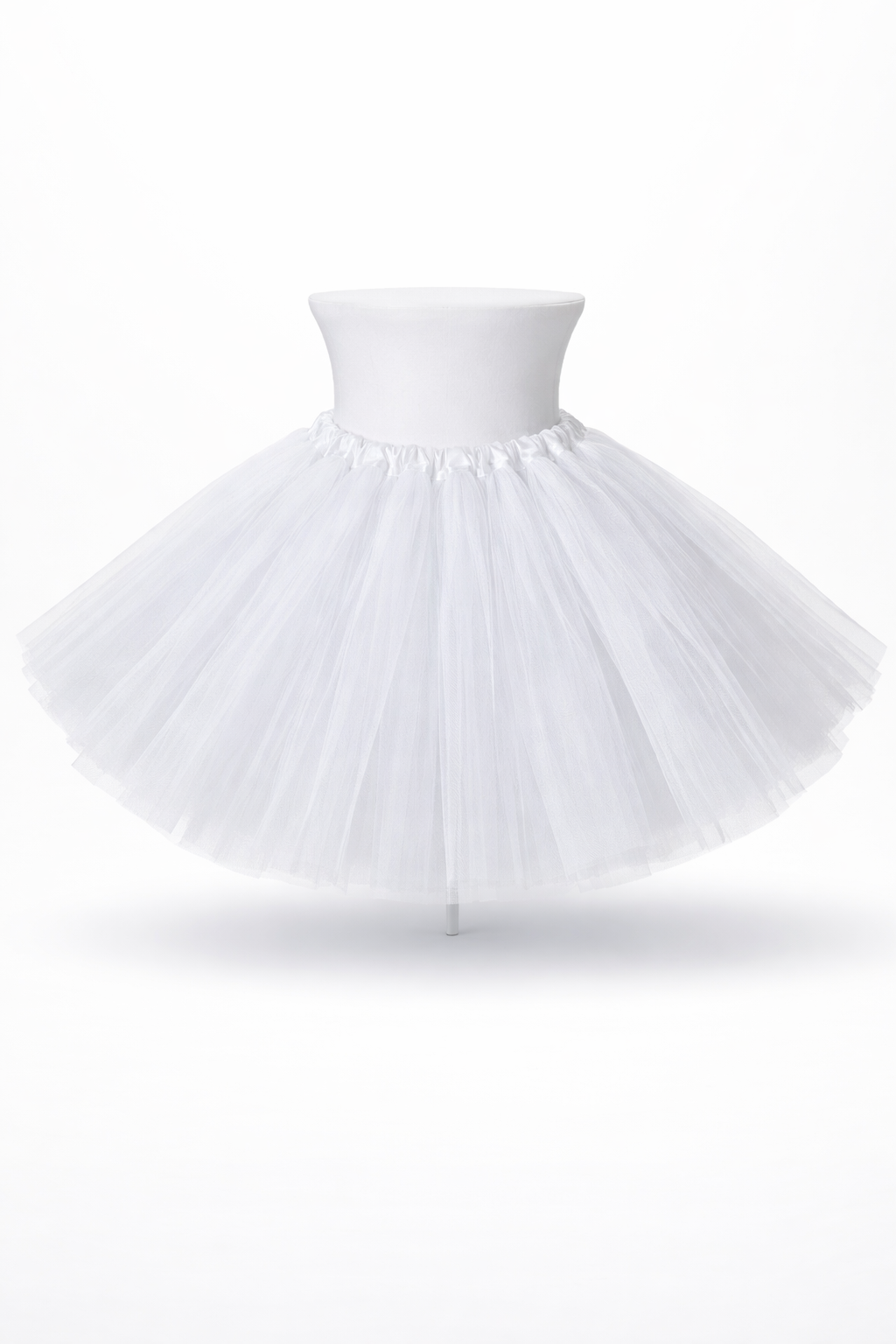 Saia de Tulhe Tutu Branco 40 cm