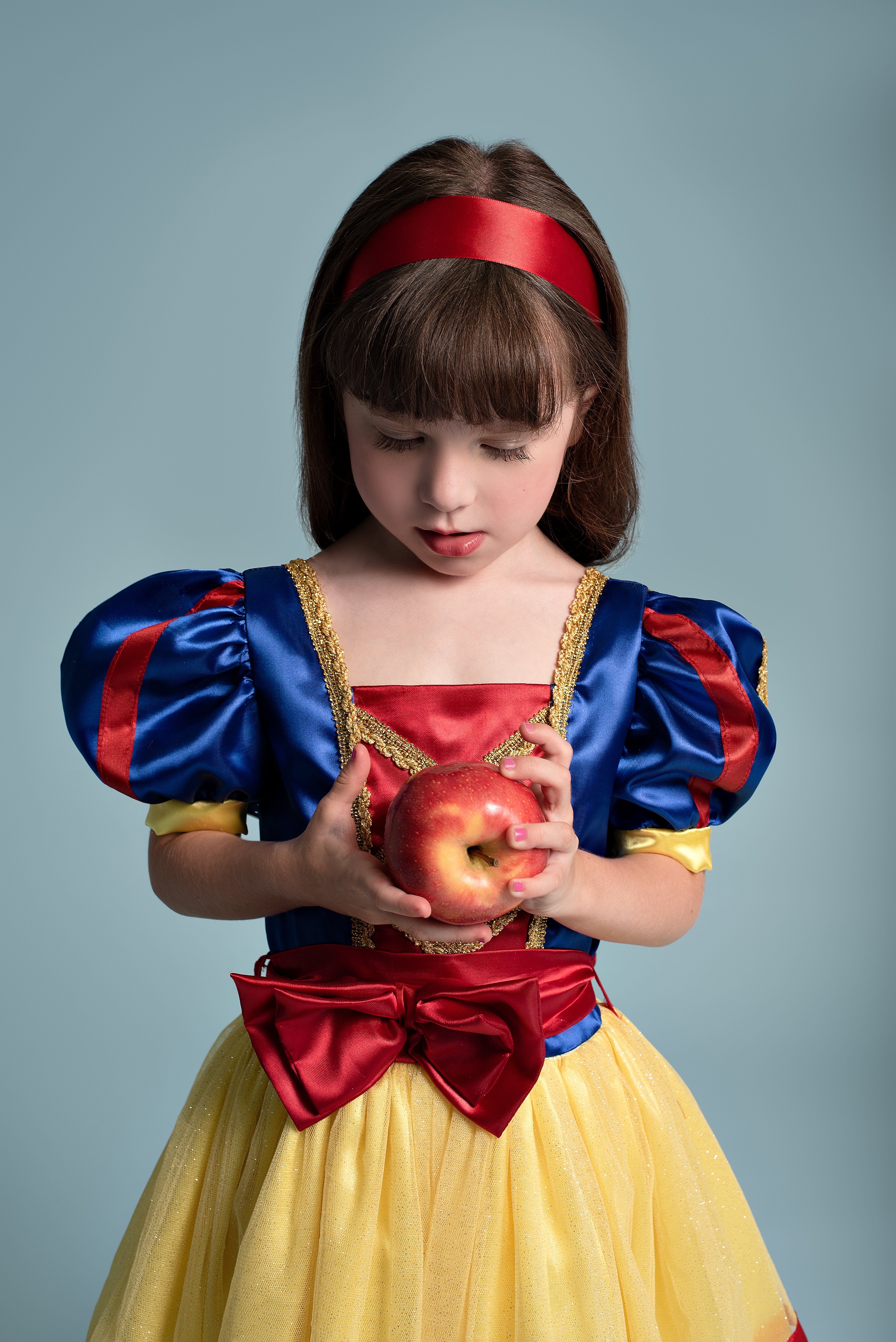 Fantasia Princesa da Maçã Encantada Luxo Infantil