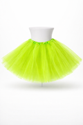 Saia de Tule tutu verde limão 40 cm