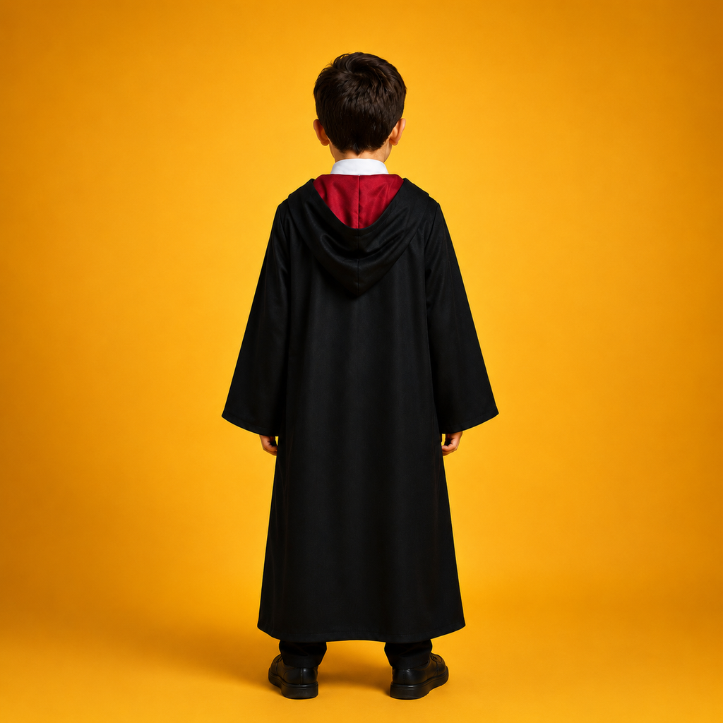 Capa Harry Potter com Cachecol, Gravata e Óculos