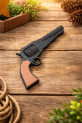 Pistola Cowboy de Brinquedo – Acessório Fantasia Faroeste Infantil