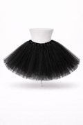 Saia de Tulhe Tutu Preta 40cm