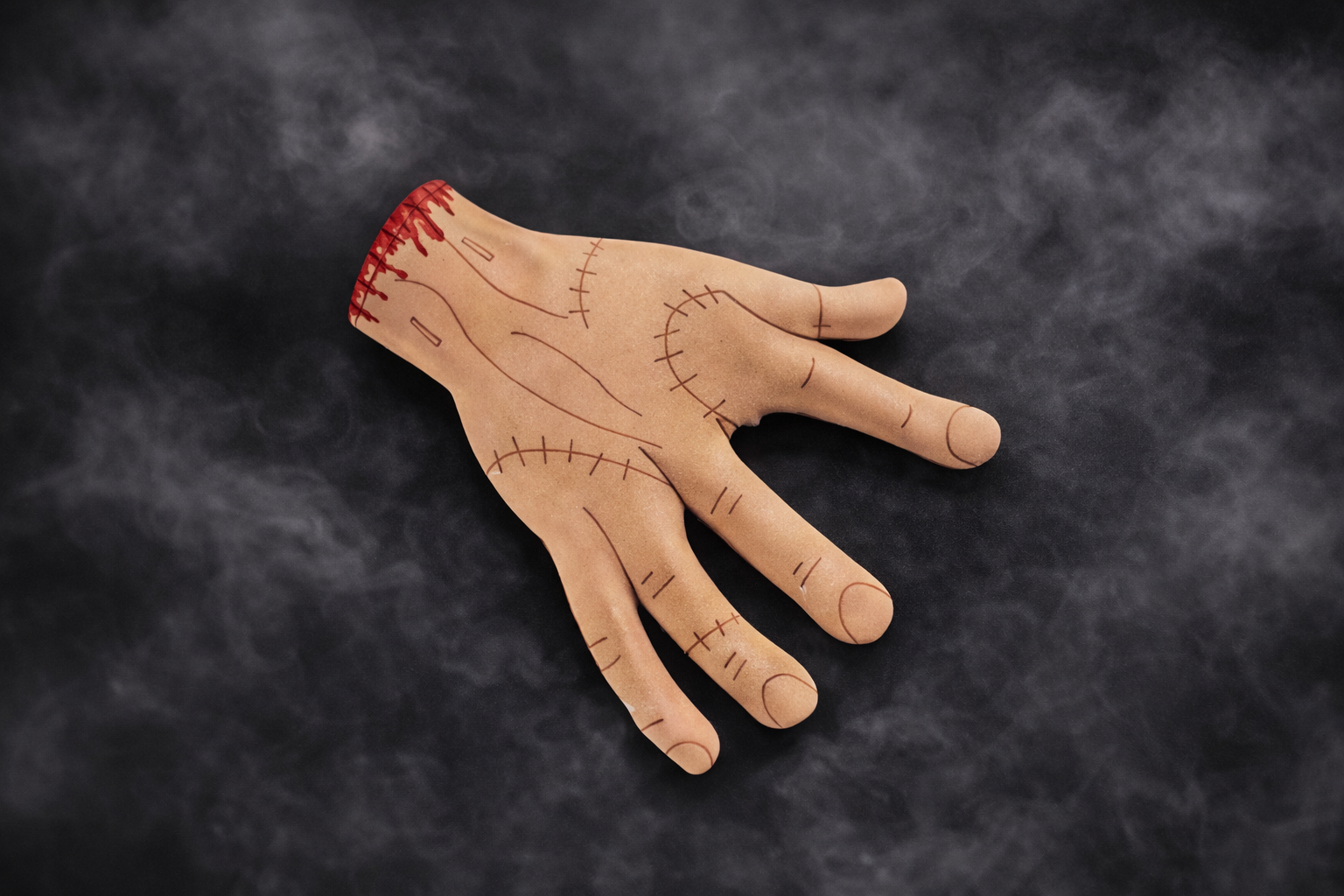 Mão de Terror Halloween – Mão Cortada Decorativa para Fantasia e Halloween