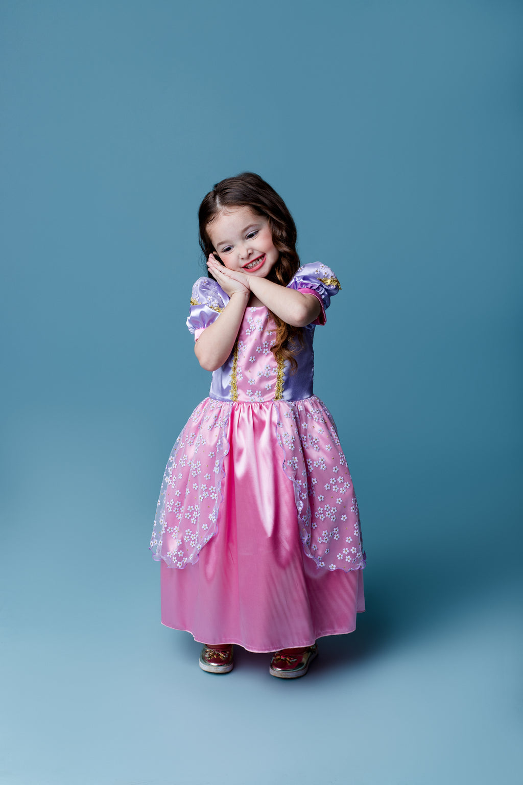 Fantasia Princesa Jardim Encantado Luxo Infantil