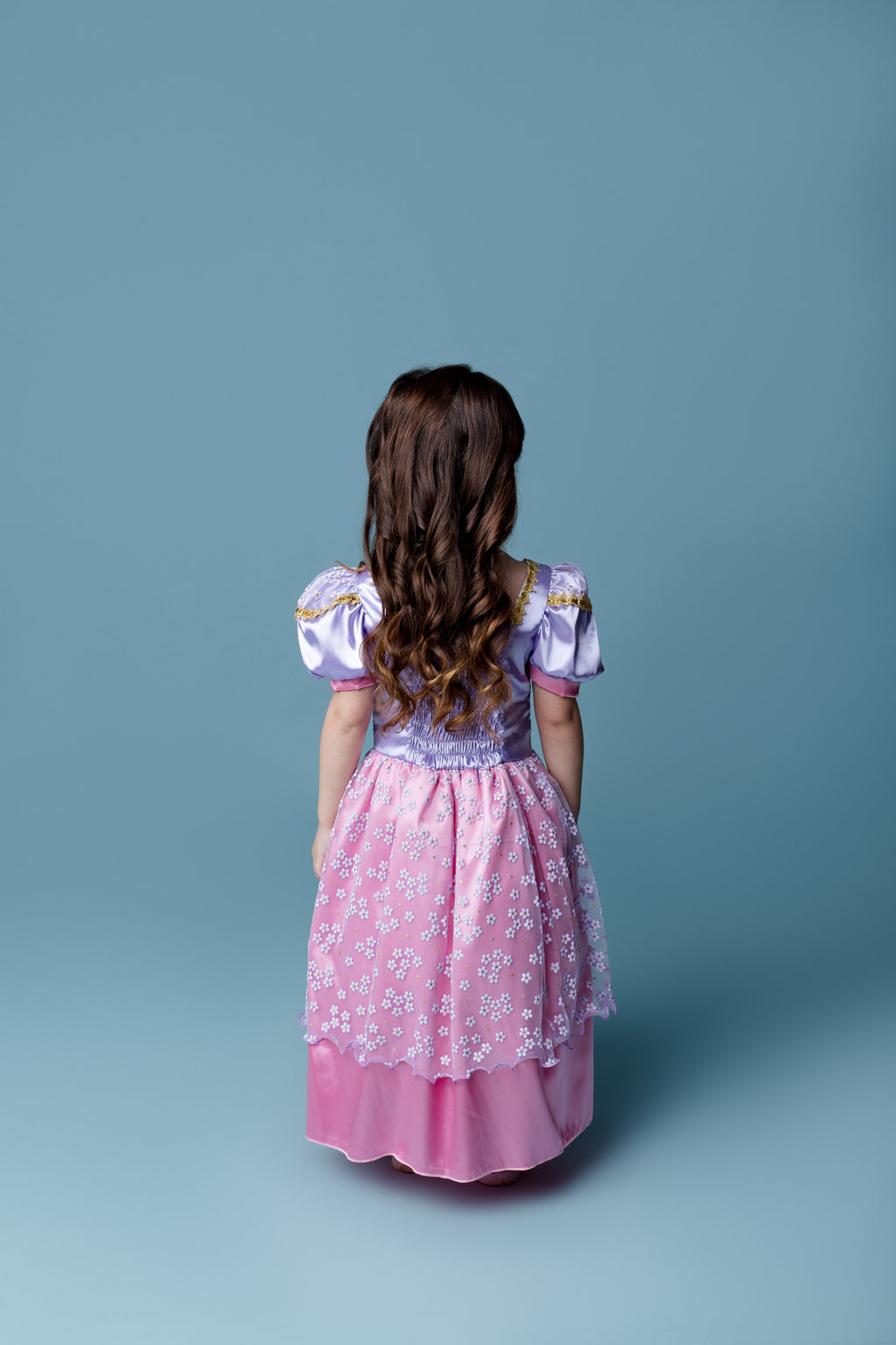 Fantasia Princesa Jardim Encantado Luxo Infantil