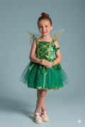 Fantasia Fada Verde Encanto da Floresta Infantil