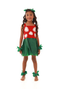 Fantasia Menina Tropical Havaiana Floral Infantil