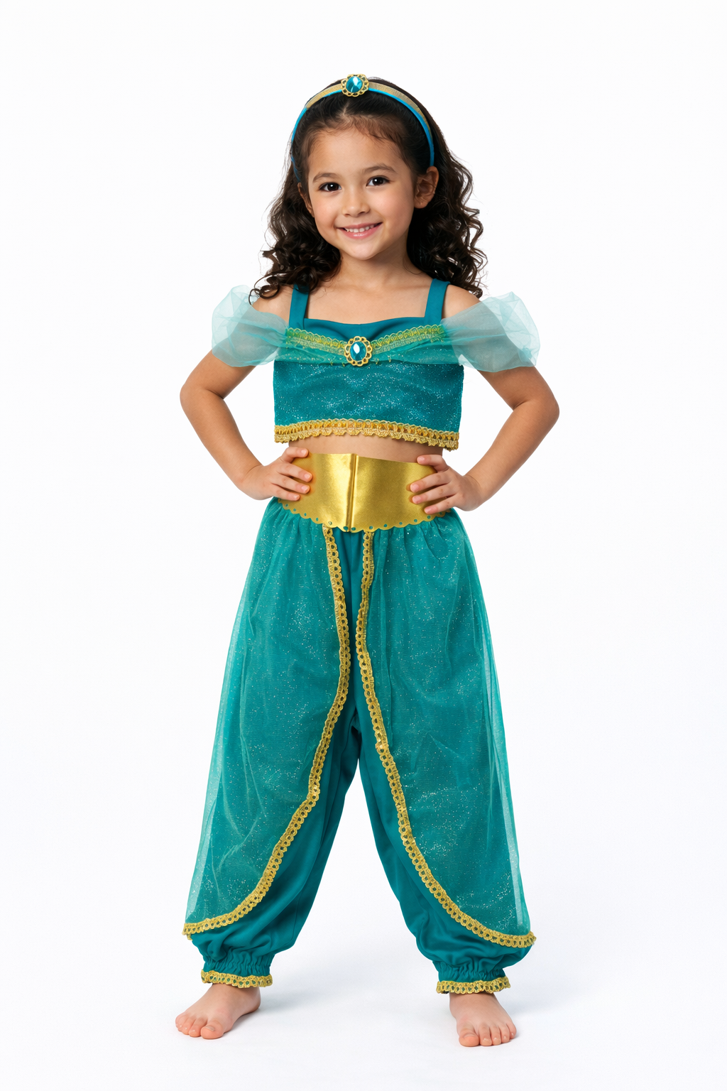 Princesa do tapete Conjunto Verde