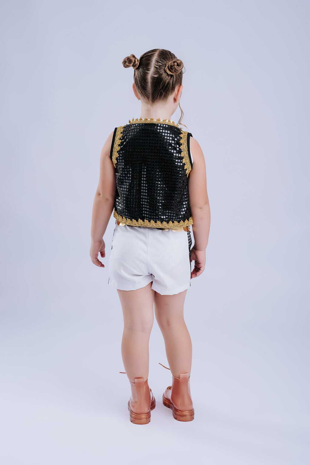 Fantasia Diva Pop Estilo K-pop Star Luxo Infantil