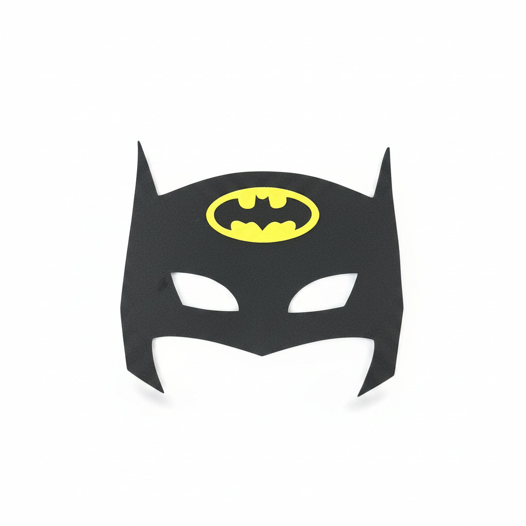 Máscara Batman em EVA com elástico atrás– Fantasia Herói Infantil