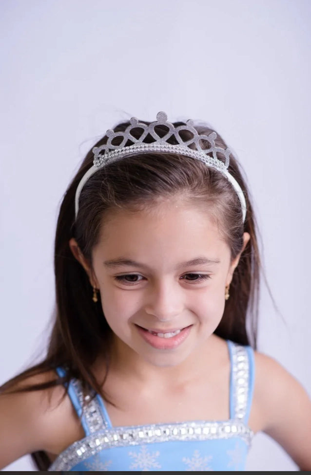 Fantasia Princesa Gelo Flocos de Neve Encantado Infantil