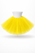 Saia de Tule tutu amarela 40cm