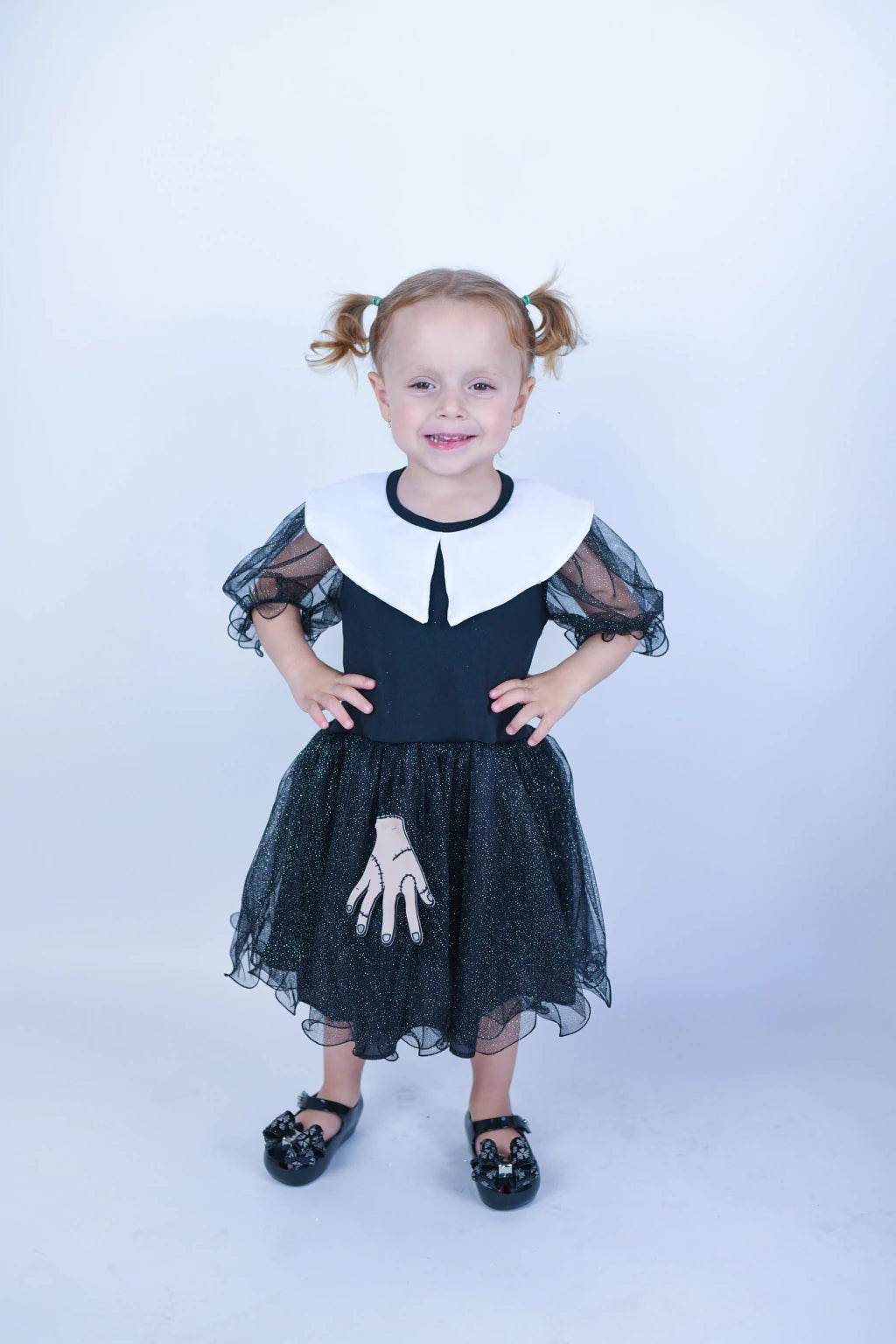 Fantasia Vestido Tule Infantil com Acessório