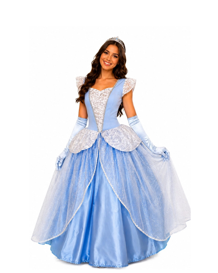 Fantasia Princesa Encantada Luxo Feminina – Um visual digno de contos de fadas