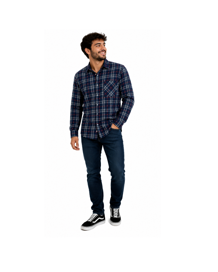 Camisa Xadrez Junina  Masculina