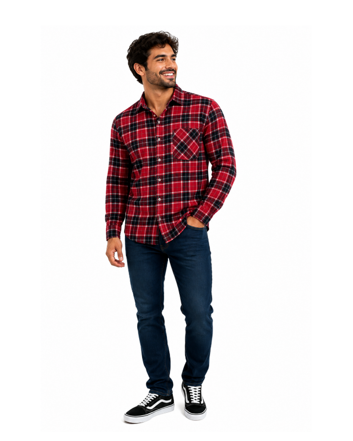 Camisa Xadrez Junina  Masculina