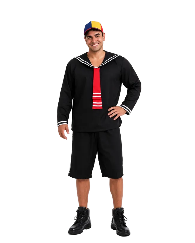 Fantasia Garoto Travesso Clássico Masculina – Diversão, nostalgia e muitas risadas! 🧢