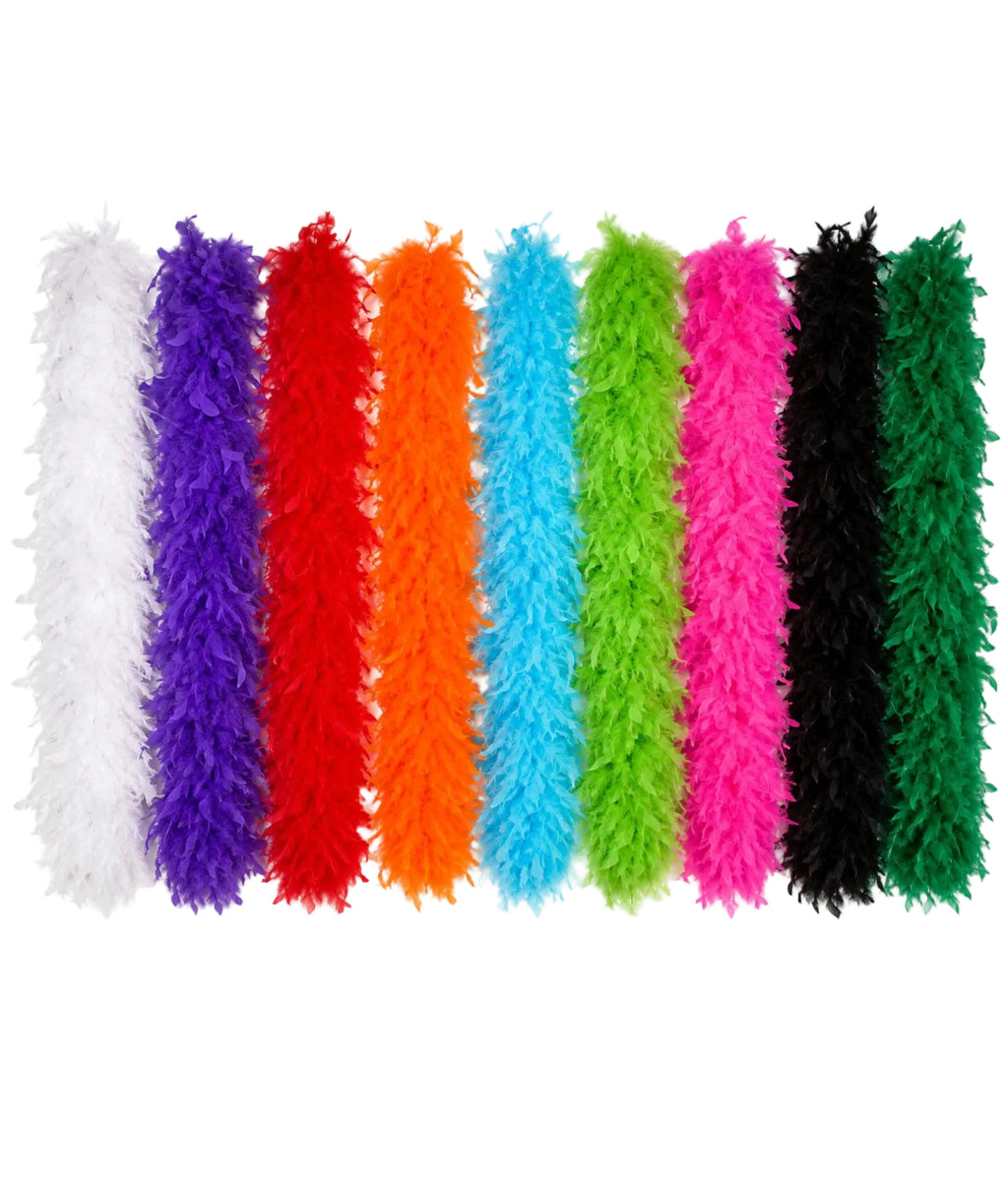 Boá de Plumas Colorido – Acessório para Fanta sias, Carna 1Hval e Festas