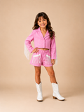 Fantasia Infantil Cowgirl Rosa|Boiadeira com estilo