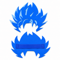 Cabelo Anime Azul – Acessório Fantasia Personagem Anime Infantil