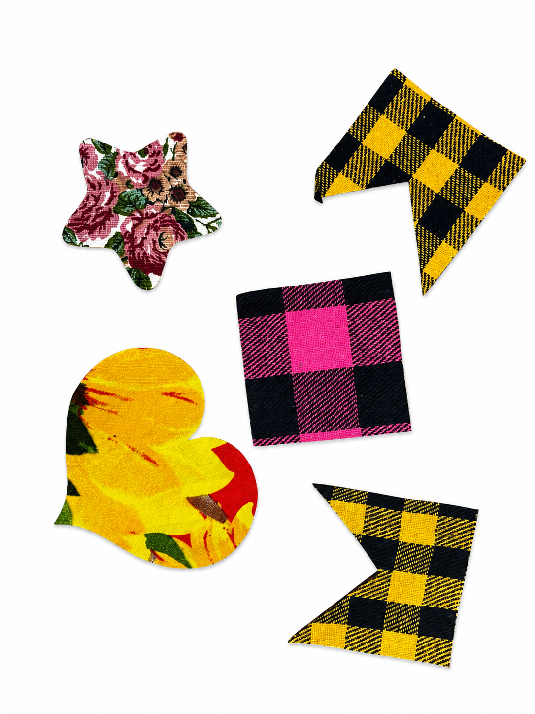 🌽✨ Kit com 5  Retalhos Juninos Dupla Face – Criatividade e Estilo para sua Festa! ✨🌽